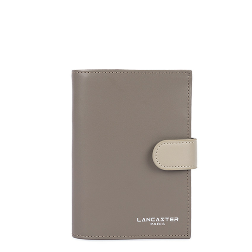 Portafoglio Da Donna Lancaster Smooth – Pelle Nera – 11,5x9,5x3,5 Cm – 6 Scomparti Per Carte + Monete