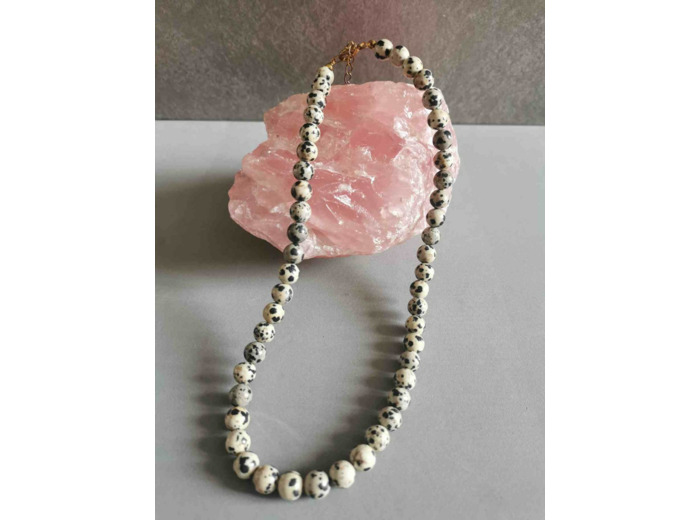 Collier Jaspe Dalmatien