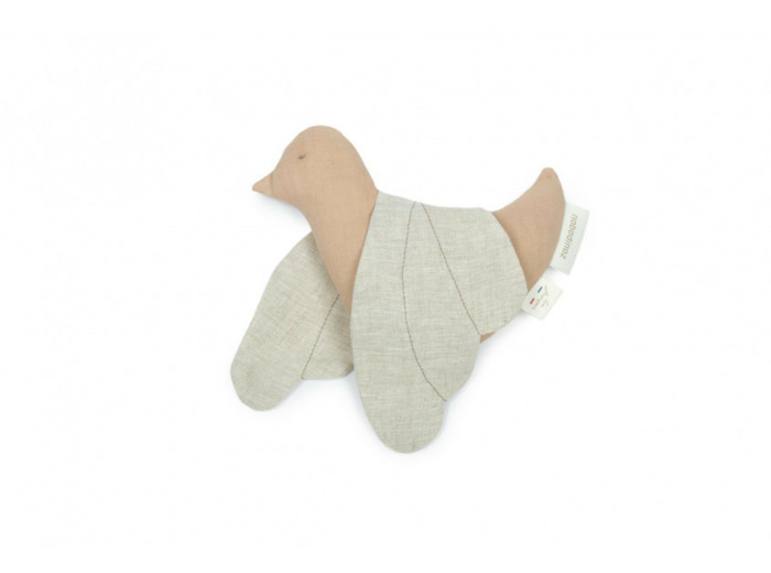 Hochet Oiseau Lin français Sable