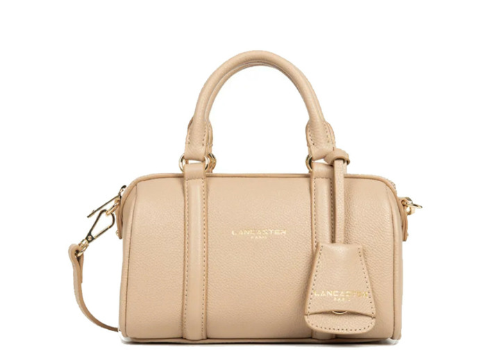 Lancaster Milano Ana Sac Polochon Cuir 547-102 Beige Fonce