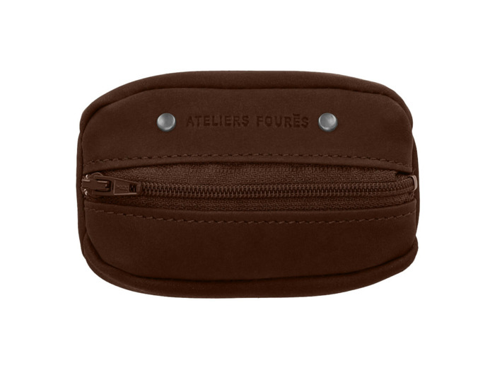 Ateliers Fourès Baroudeur Porte Monnaie Grain de Café Hector F909 Cognac