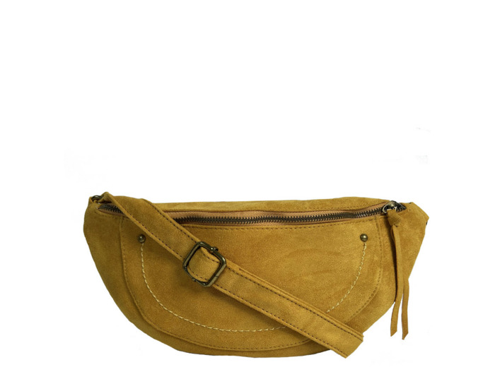 Farfouillette Sac Banane Aux Détails Cloutés Jaune