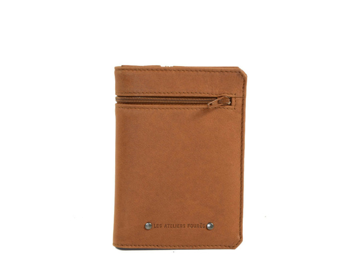 Ateliers Fourès Baroudeur Portefeuille F9127 Fauve