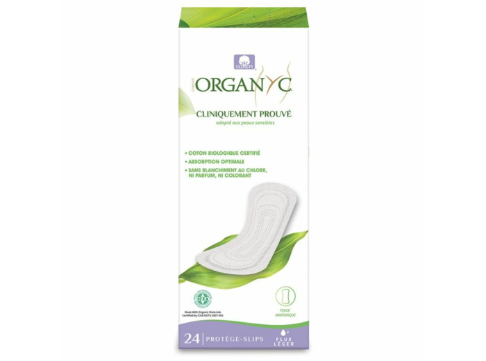 Protège-Slip Plat Extra Fin x24 Organyc