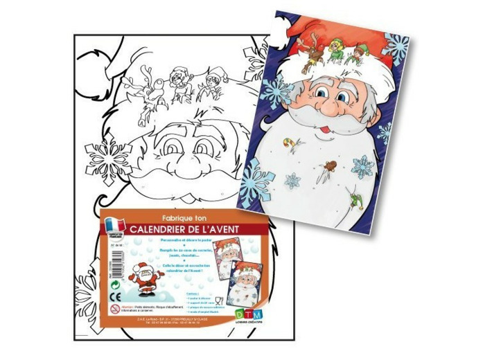 Calendrier de l'Avent "Père Noël"