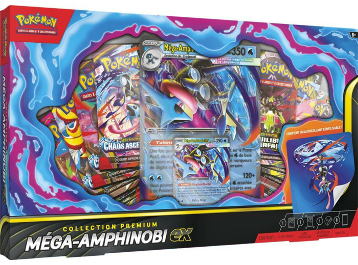 Pokémon : Coffret Premium Méga-Amphinobi Ex