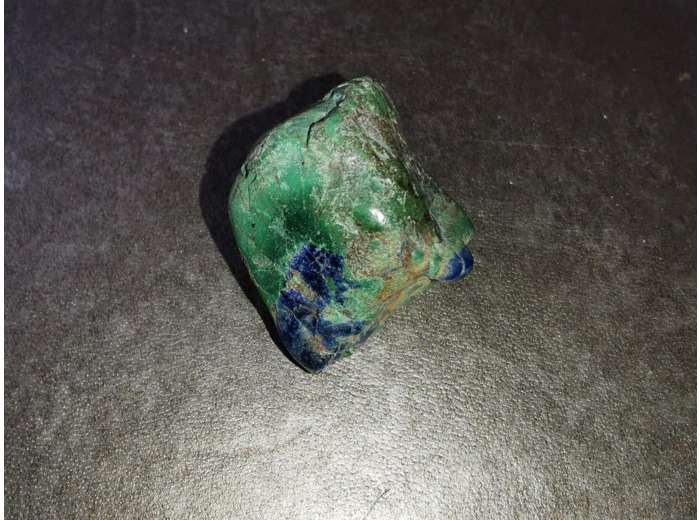 Azurite malachite pierre polie et brute 37g