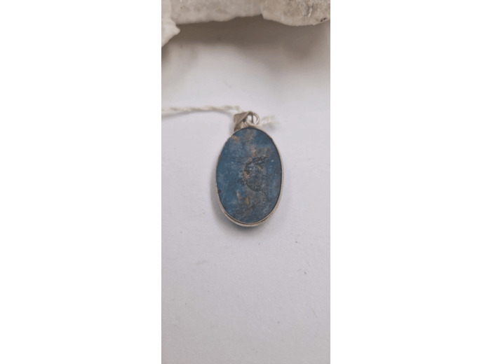 Pendentif argent 925 apatite bleue olpa621