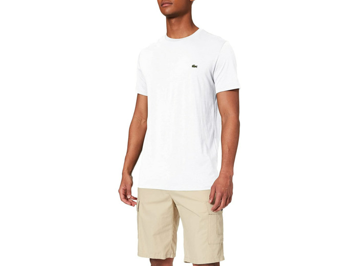 Lacoste - Tee-Shirt Homme M Blanc