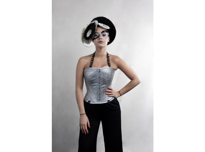 Corset argent