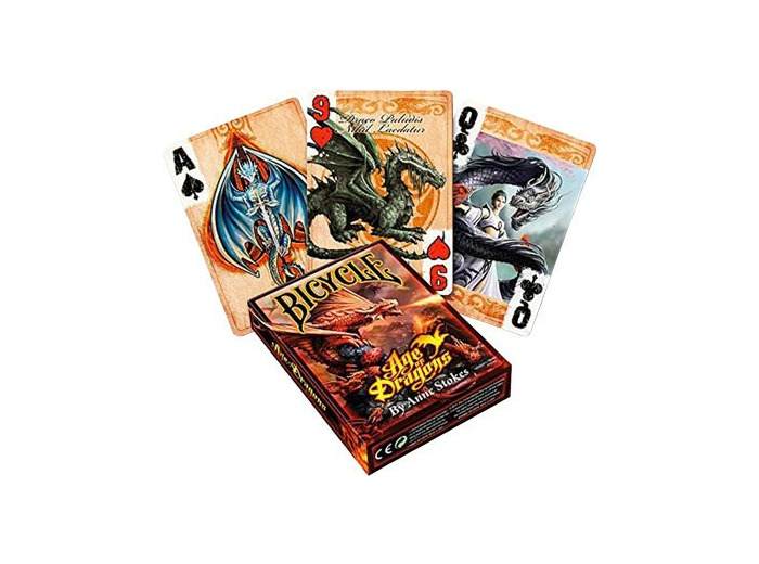 Jeu 54 cartes bicycle age of dragon