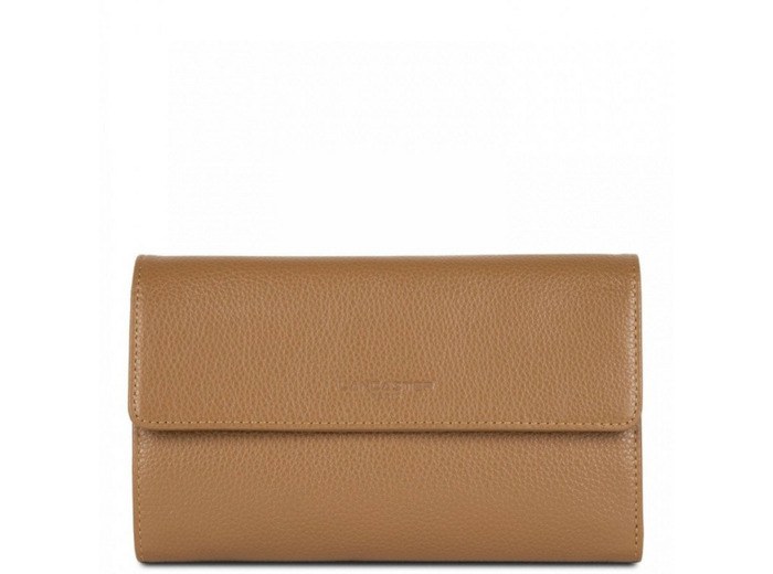 Lancaster Foulonne Double Portefeuille Compagnon 170-22 Camel