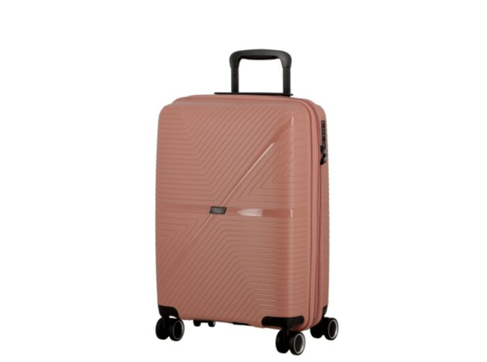 Jump Pulsar Valise Cabine 55cm 4 Roues Extensible Rose pâle