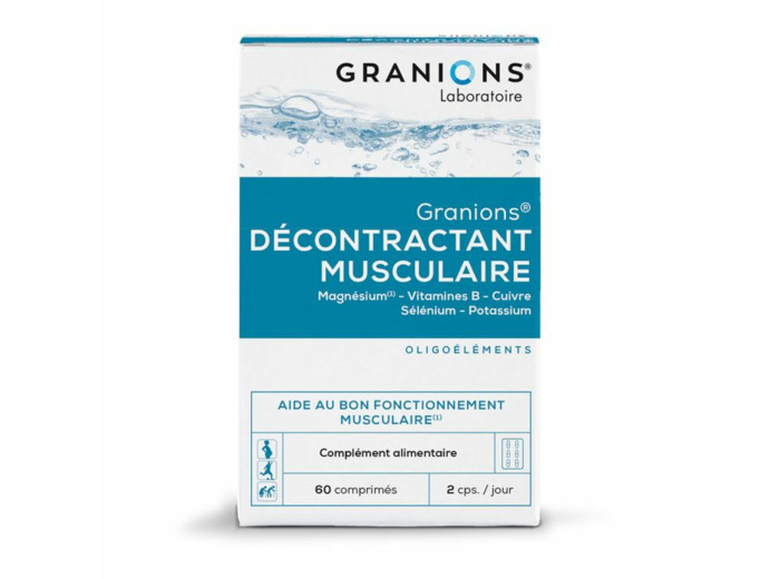 Decontractant Musculaire 60 Comprimes Granions