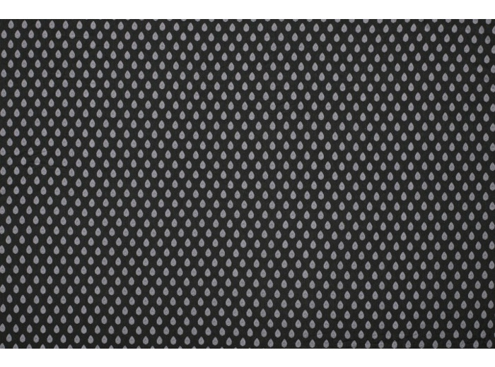Tissu jersey imprimé sur fond kaki