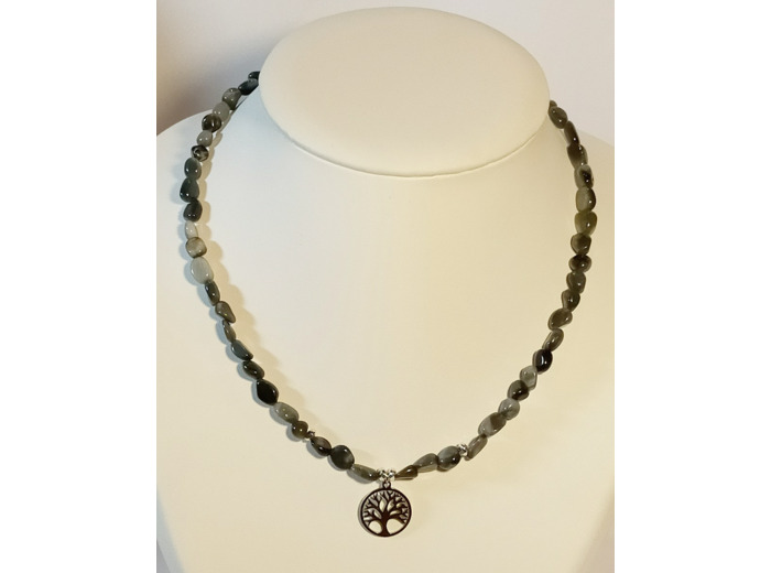 Collier œil de faucon arbre de vie