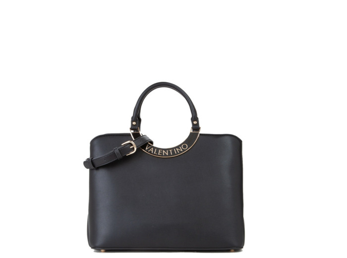 Valentino Wendy Grand Sac Porté Main Aux Anses Rondes Nero