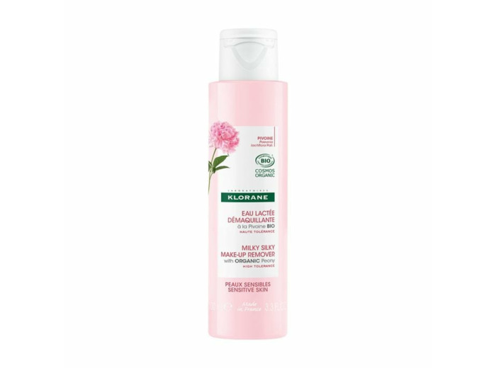 Eau Lactée Démaquillante Bio 100ml Pivoine Peaux sensibles Klorane