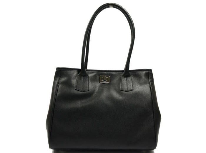 Berthille Elisa Sac Shopping Graine Noir