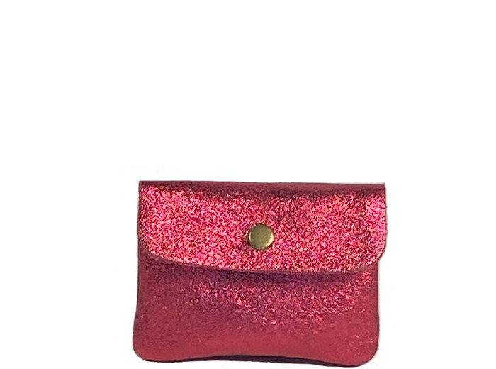 Farfouillette Petit Porte-Monnaie Brillant Rouge