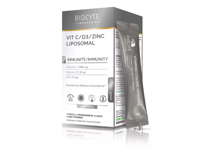 BIOCYTE VIT C-D3-ZINC LIPOSOMAL 14 STICKS