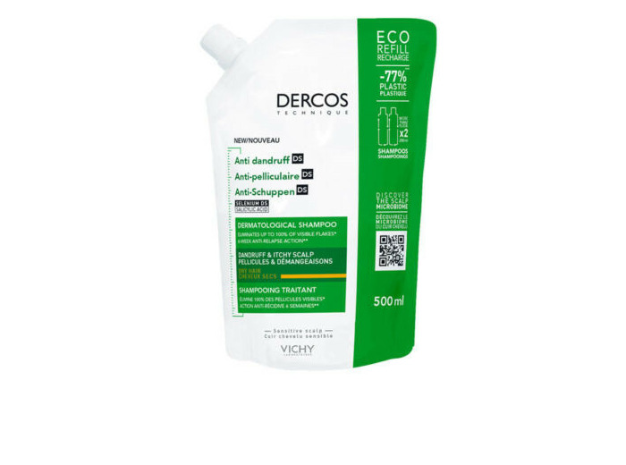 VICHY SHP A-PELLICUL CHX SECS RECH 500ML