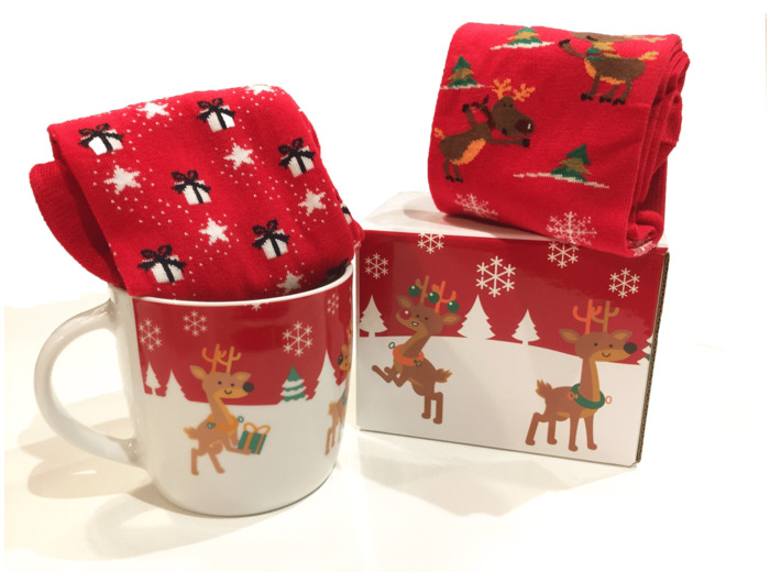 Coffret Noël chaussettes - Rennes