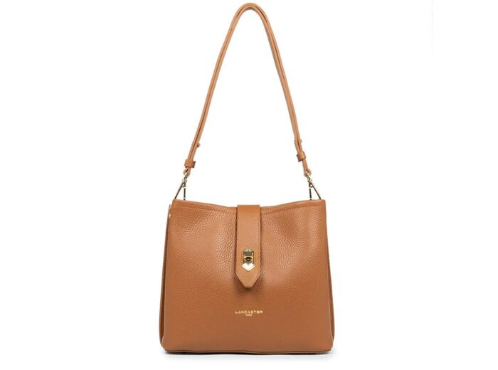 Lancaster Top Double Sac Seau 470-62 Camel In Orange