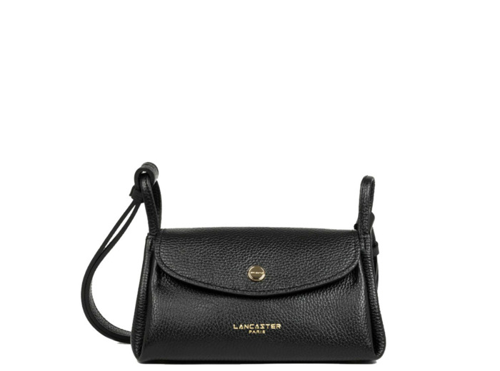 Lancaster Accordéon Double Petit Sac Trotteur 470-87 Noir-In-Nude