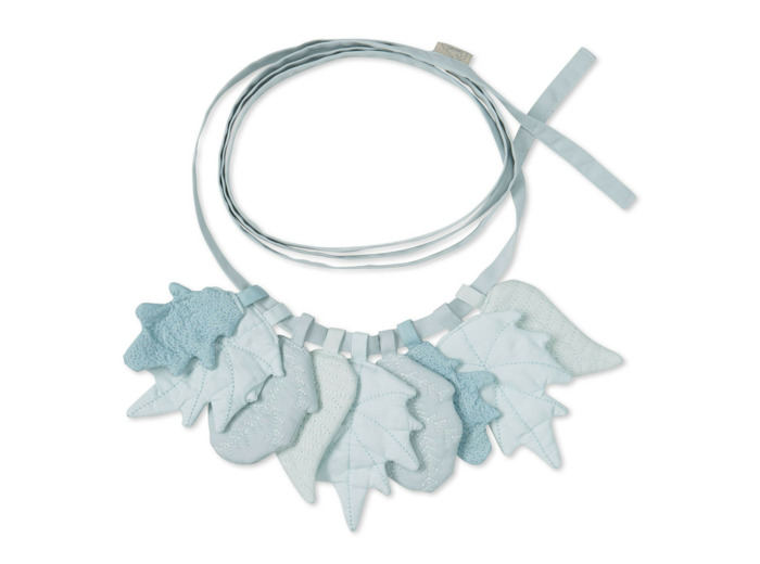 Guirlande Feuilles Mix Bleu
