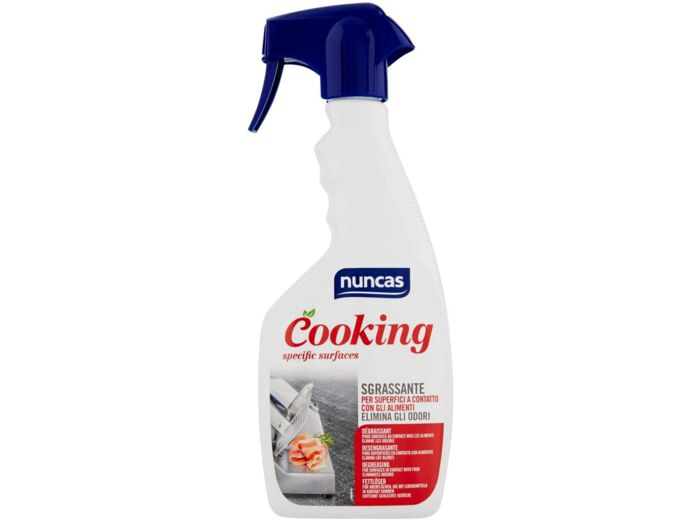 Nuncas Italia S.p.A. Cooking Nettoyant Dégraissant pour les Surfaces en Contact avec Aliments Spray de 500 ml