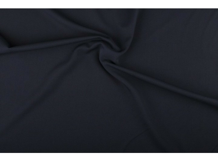 Tissu Gabardine stretch marine foncé