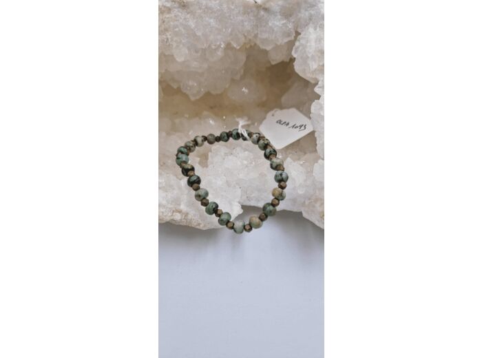 Bracelet turquoise africaine pyrite OLPA1093
