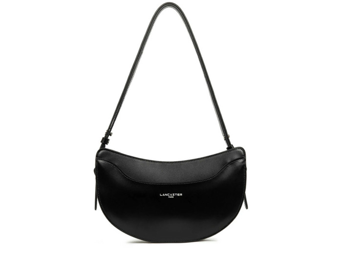 Lancaster Suave Lune Sac Demi Lune 433-33 Noir