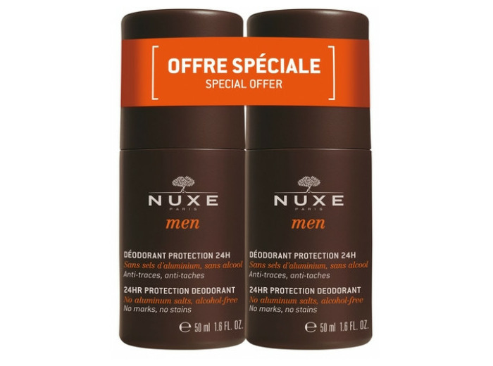 NUXE MEN DEODORANT 24H 2X50ML