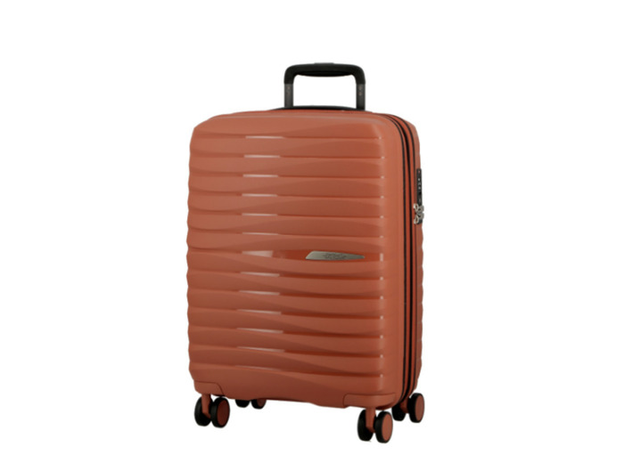 Jump Xwave Valise Cabine 55cm 4 Roues Extensible Brique