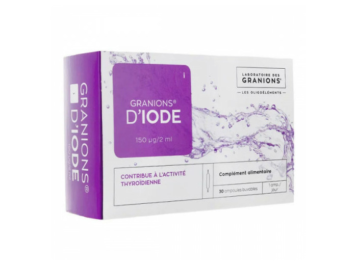 D'iode 30 Ampoules de 2ml Granions
