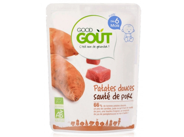 GOOD GOUT PLAT PATATESDOUCES PORC 190G