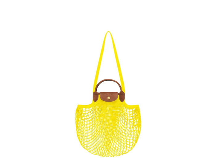 Longchamp Le Pliage Filet Sac Porté Travers L Citron