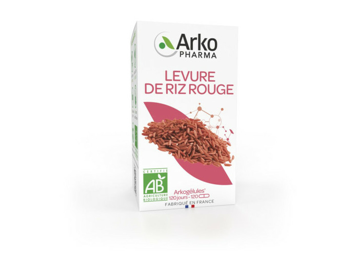 Levure de Riz Rouge Bio 120 Gélules Arkogélules Arkopharma