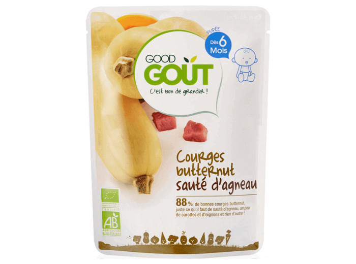 GOOD GOUT PLAT BUTTERNUT/AGNEAU 190G