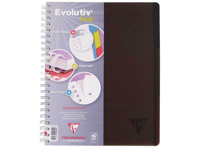 Evolutiv'book "Linicolor" - 22,5x29,7 - Ligné + marge