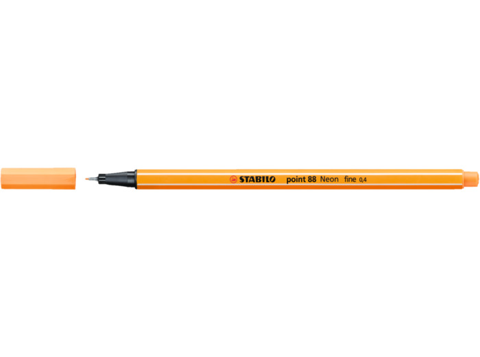 Feutre stabilo Point 88 - Orange Fluo