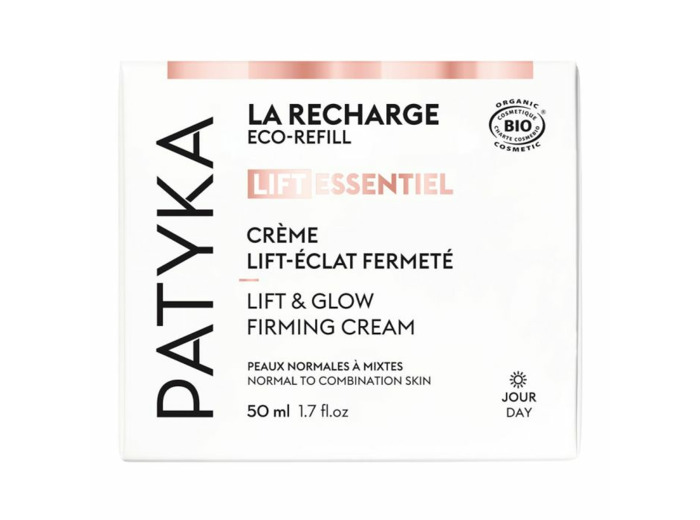 Recharge Crème Lift Eclat Fermeté Bio Lift Essentiel Peaux Normales à Mixtes Patyka