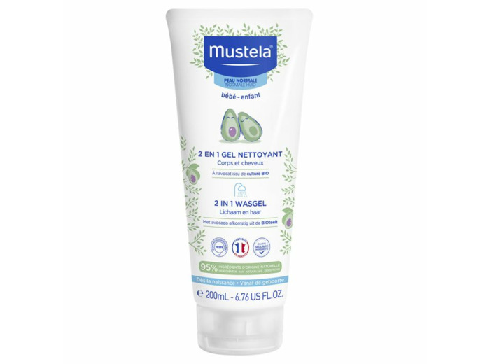 Gel Nettoyant 2 En 1 Corps Et Cheveux Peaux Normales 200 ml Mustela