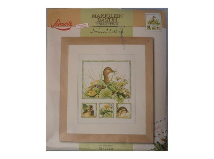 Kit broderie, Duck and ducklings - Lanarte