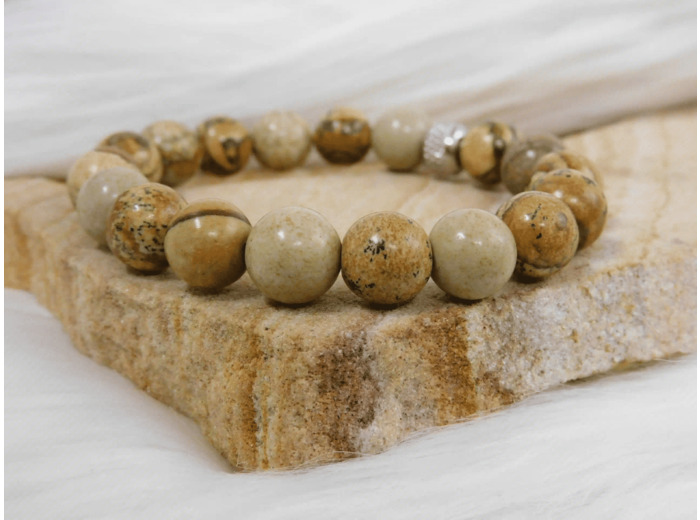 BRACELET JASPE PAYSAGE