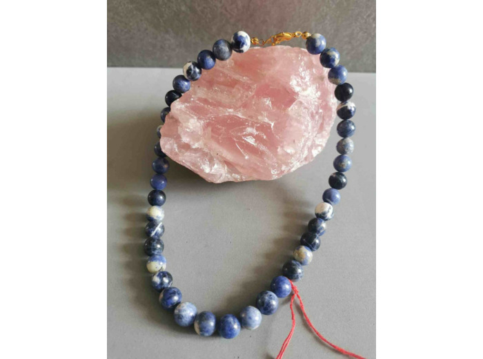 Collier Sodalite 10mm 45cm