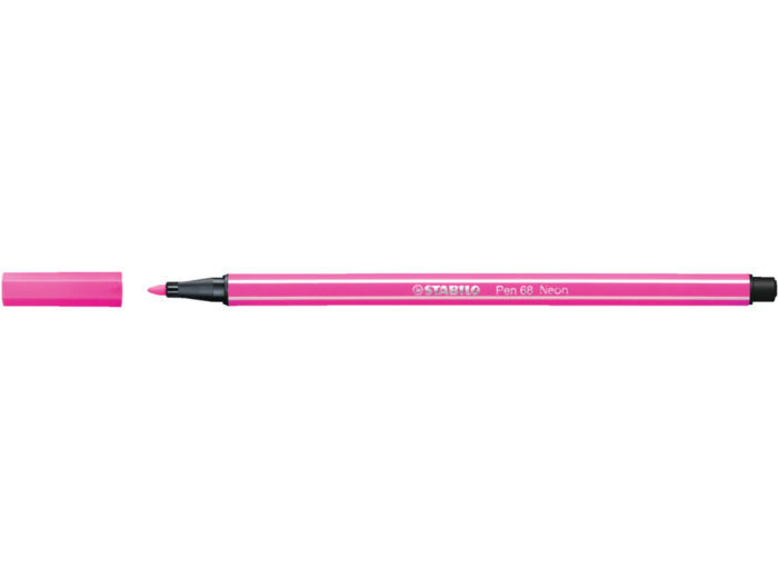 Feutre stabilo Pen 68 - Rose fluo