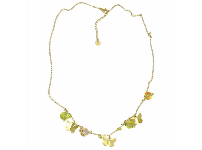 Collier papillons ZESTE